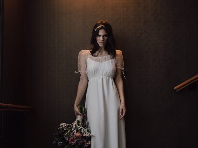 Wedding dresses Bohème Rock for modern brides ! Dress Serge and Bolero Eloise http://www.bohemerock.com/