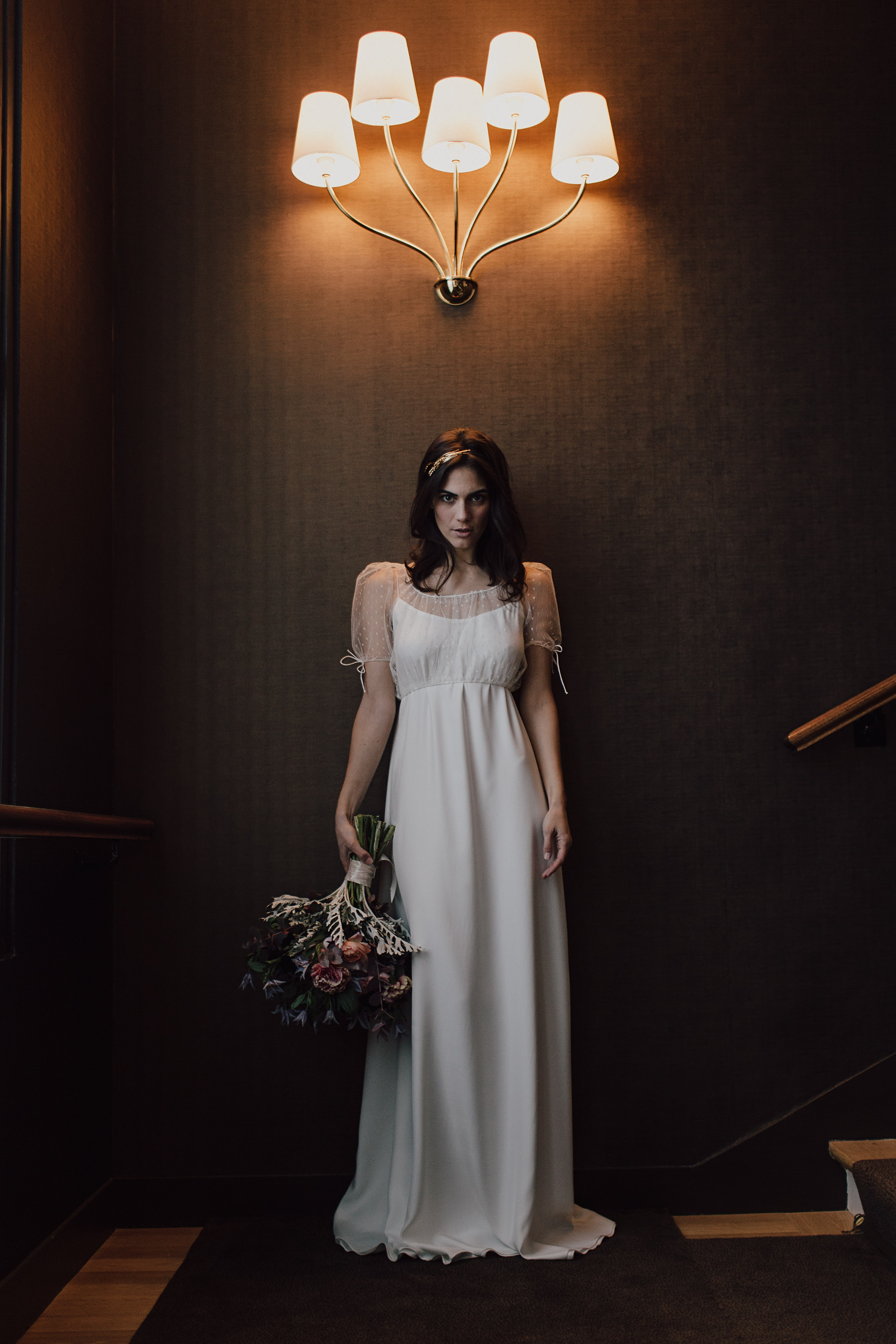 Wedding dresses Bohème Rock for modern brides ! Dress Serge and Bolero Eloise http://www.bohemerock.com/